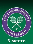 3 место  на этапе Wimbledon Большой шлем -2016